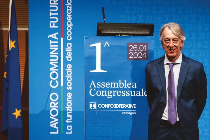 Il presidente di Confcooperative Romagna Mauro Neri