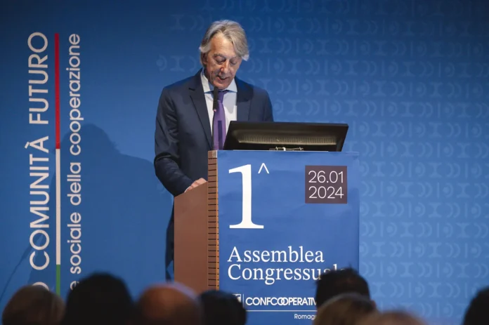 Il presidente di Confcooperative Romagna, Mauro Neri