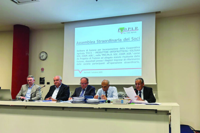 Un momento dell’assemblea della cooperativa Propar