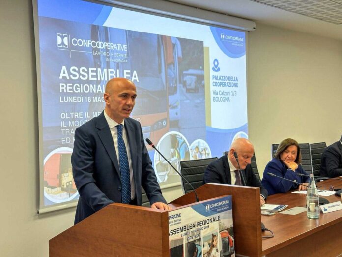 L'intervento di Alessio Passini, presidente Confcooperative Lavoro e Servizi Emilia Romagna