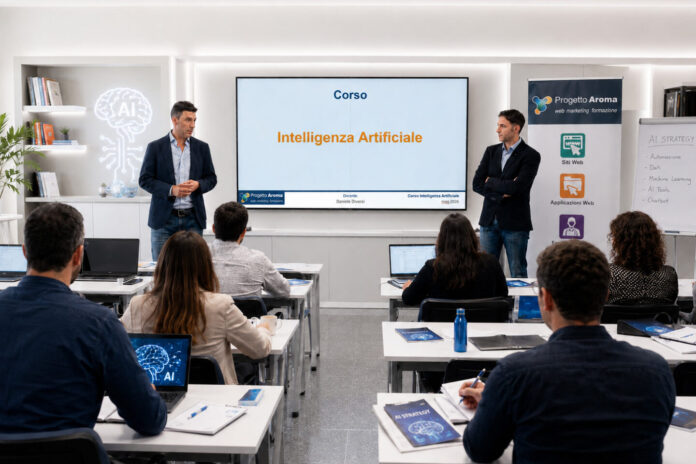 Una formazione di Progetto Aroma (immagine realizzata con l’intelligenza artificiale)
